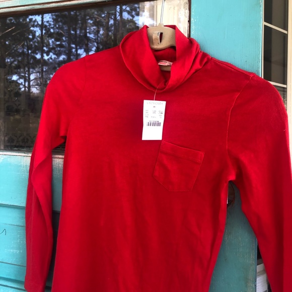 Red Crewcut girls turtleneck shirt - Picture 2 of 7